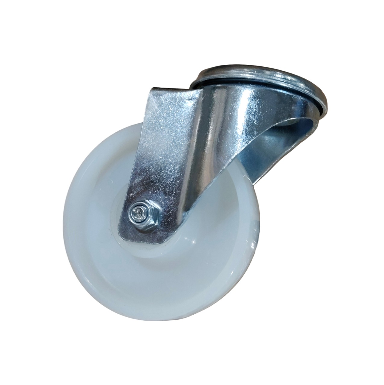 SNh 42 - Нейлоновое колесо 100 мм (под болт М12, поворотн., роликовый.)