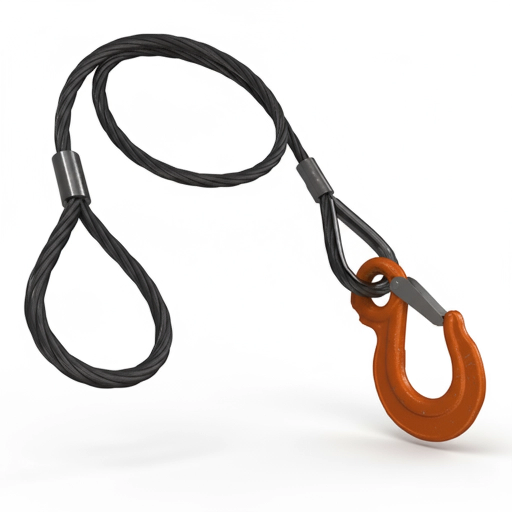 Строп канатный одноветвевой 1СК-6.3т 3м (опрессовка)